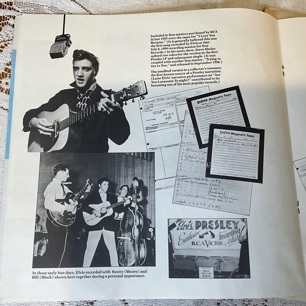 Elvis Presley A Legendary Performer Vol 1 Vinyl LP RCA CPL1-0341 with Booklet - Picture 11 of 16